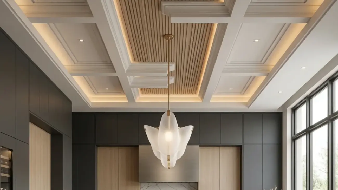 15 Ways to Create a Modern Luxury Kitchen Ceiling Design