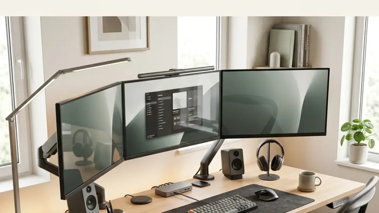 15 Ways to Optimize a Home Office Multiple Monitor Setup