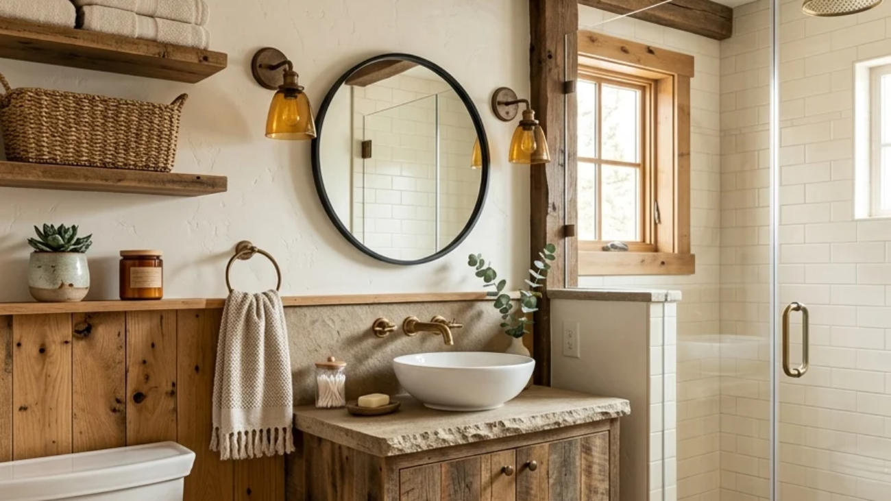 15 Rustic Small Full Bathroom Ideas With Real Cabin Warmth