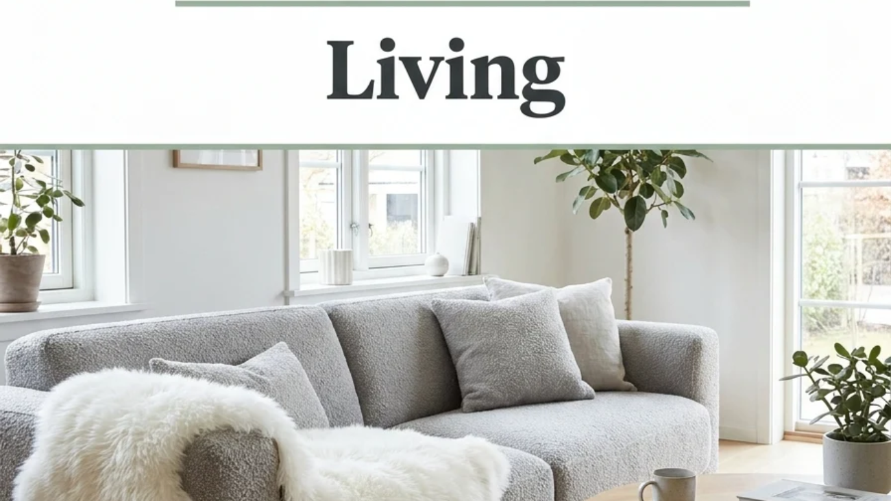 Scandinavian living room interior design