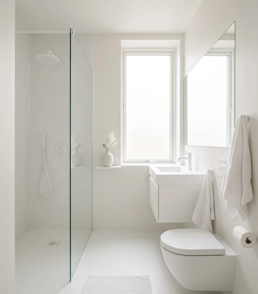 1. An All-White Monochrome Palette From Floor to Ceiling