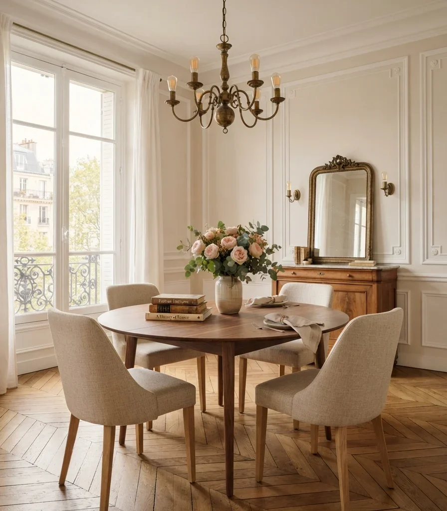 1. Blanc Cassé Walls with Crisp Architectural Molding