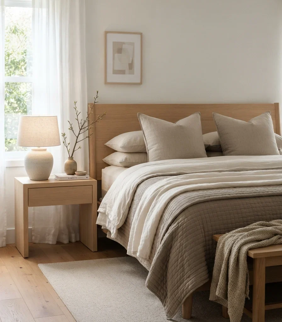 1. Start With a Layered Neutral Bedding Reset