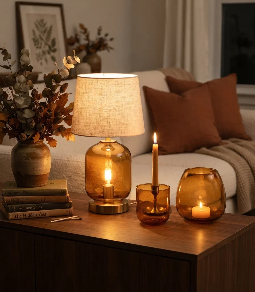 10. Add an Amber Glass Lighting Cluster