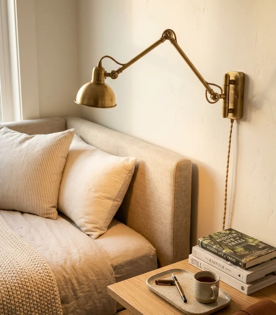11. Bedside Sconces That Double as Desk Task Lighting
