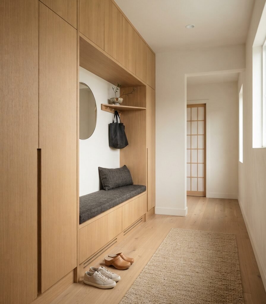11. Closed Shoe Storage for a Clutter-Free Entrance