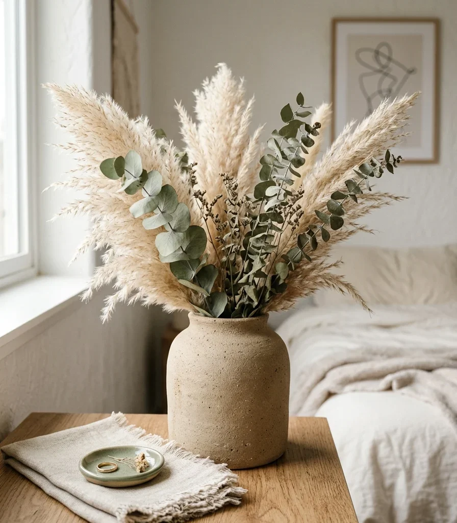 11. Dried Botanicals in Stoneware Vessels