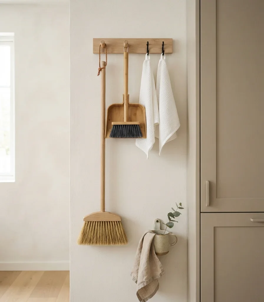 13. Create a Dedicated Cleaning-Tool Wall