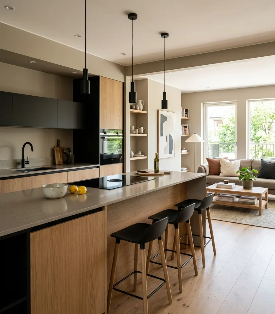 14. Open the Sightline Between Kitchen and Living Space