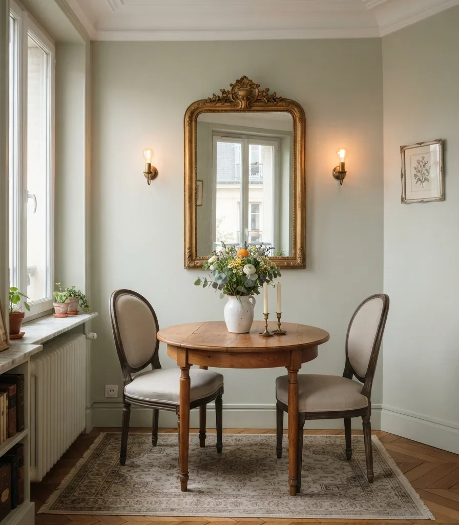 14. Pale Sage and Oyster for a Softer Parisian Palette