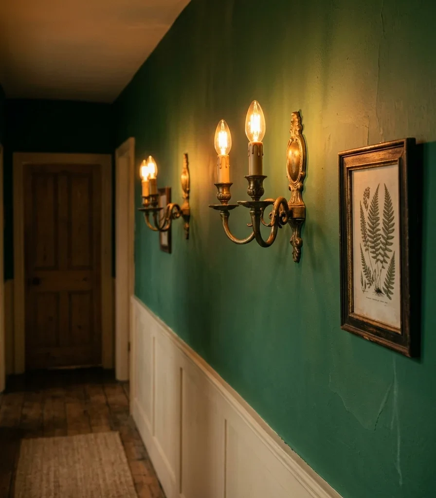 16. Flickering Candle-Style Wall Sconces