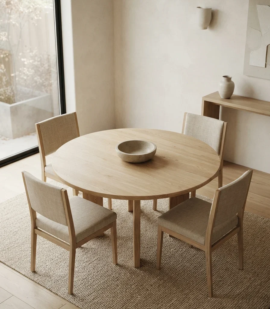 16. Minimal Dining Table Styling