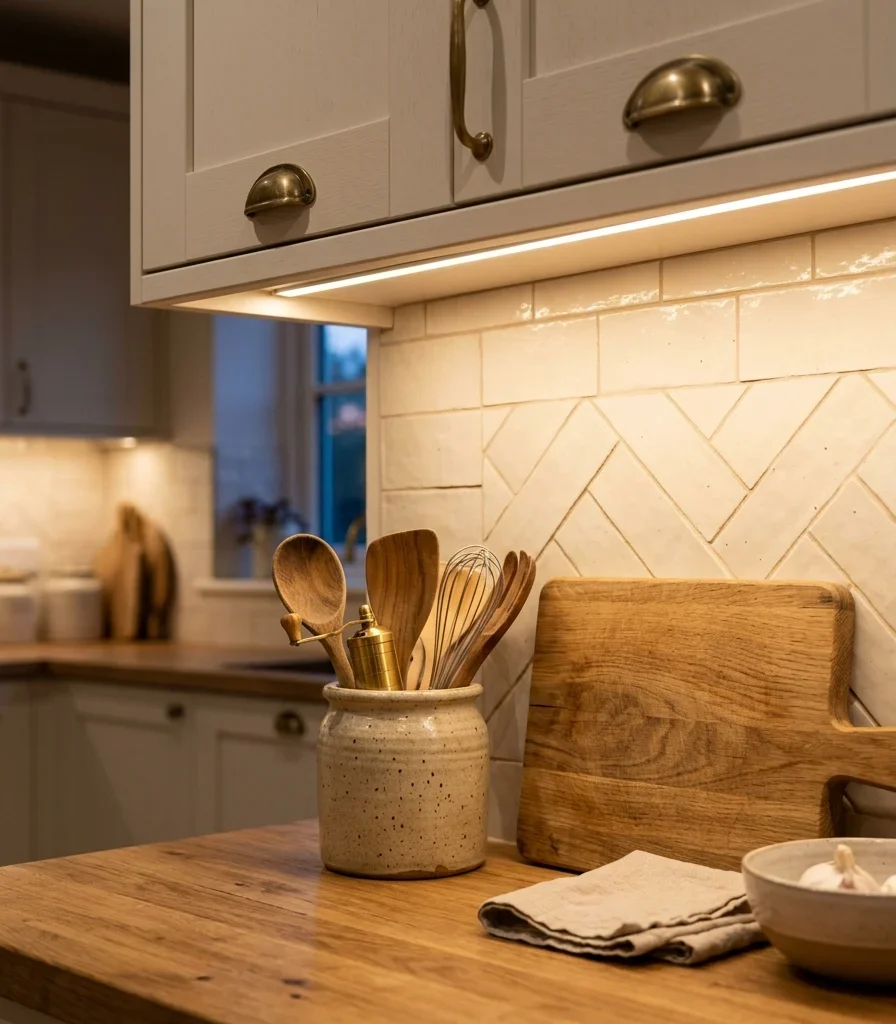 16. Under-Cabinet Warm LED Task Lighting