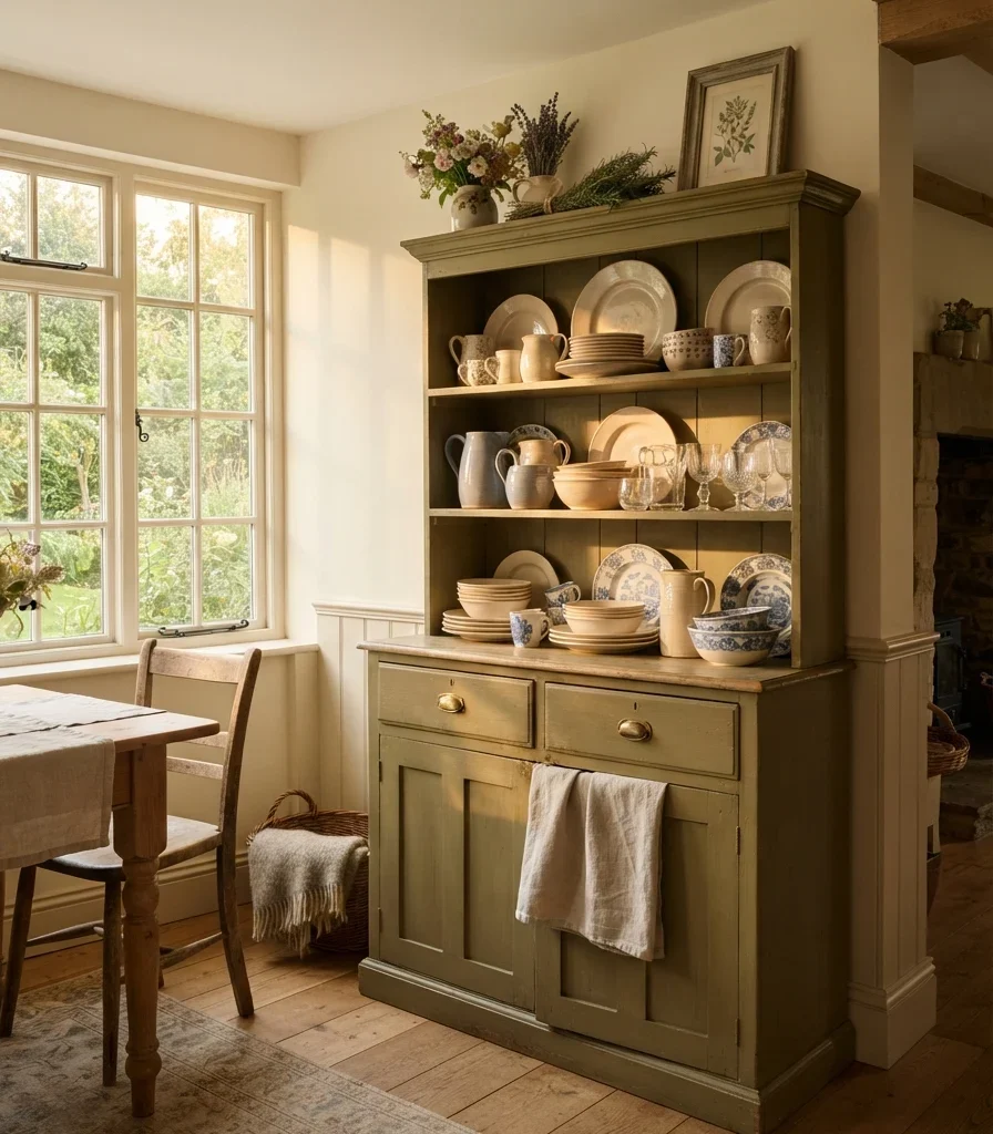 17. Add a Painted Welsh-Style Dresser