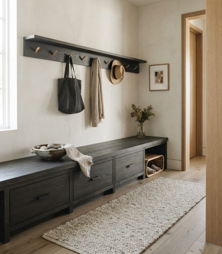 2. Charcoal Bench for Controlled Contrast