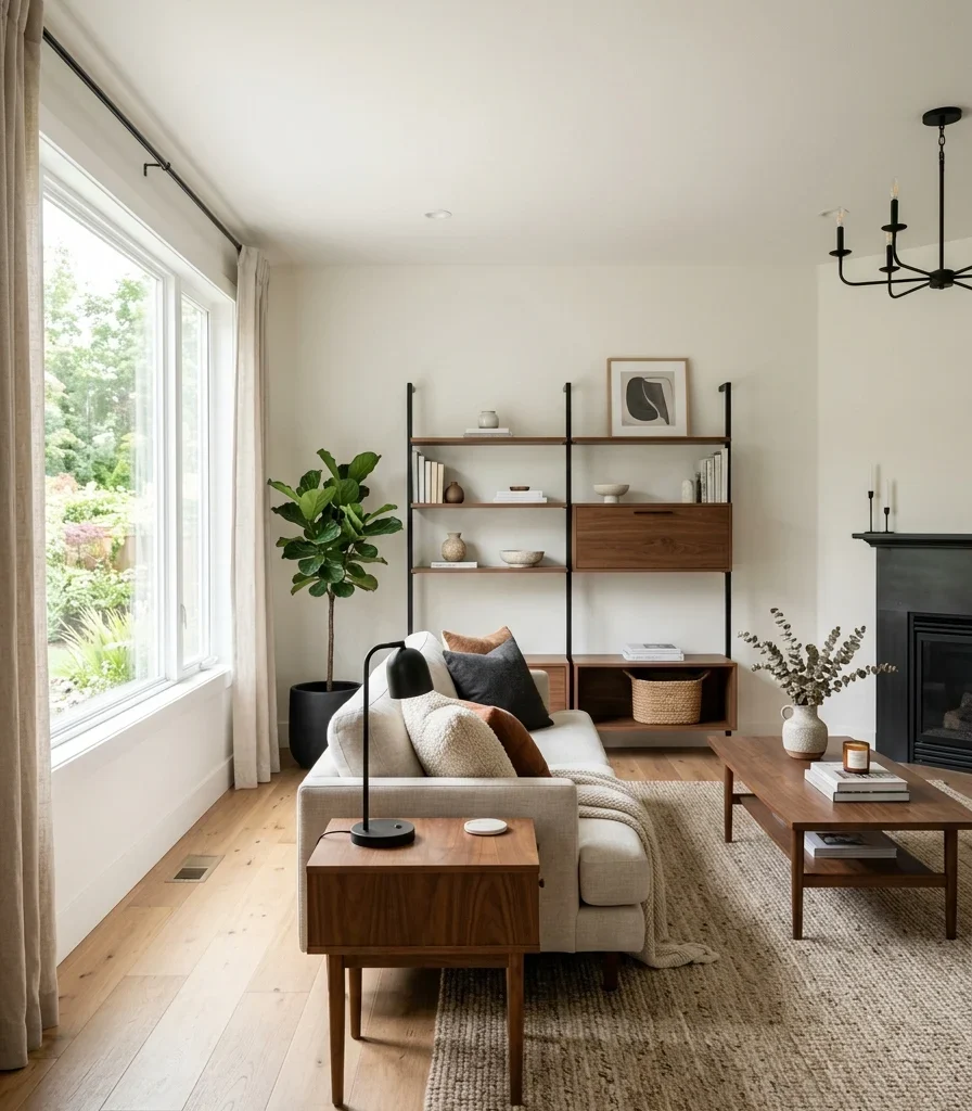 2. Paint Walls a Light-Reflective Color to Keep the Room Feeling Larger