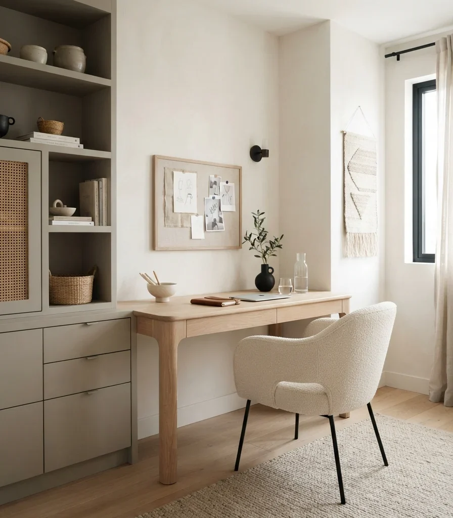 2. Use Warm White and Mushroom for Visual Quiet