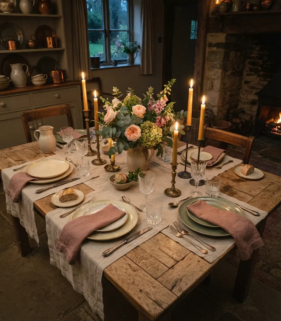 20. Finish With an English Country Tablescape