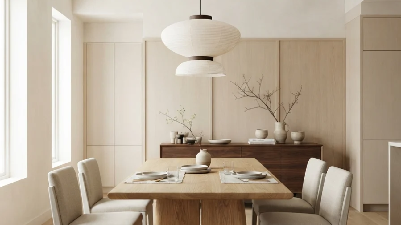 24 Japandi Dining Room Designs