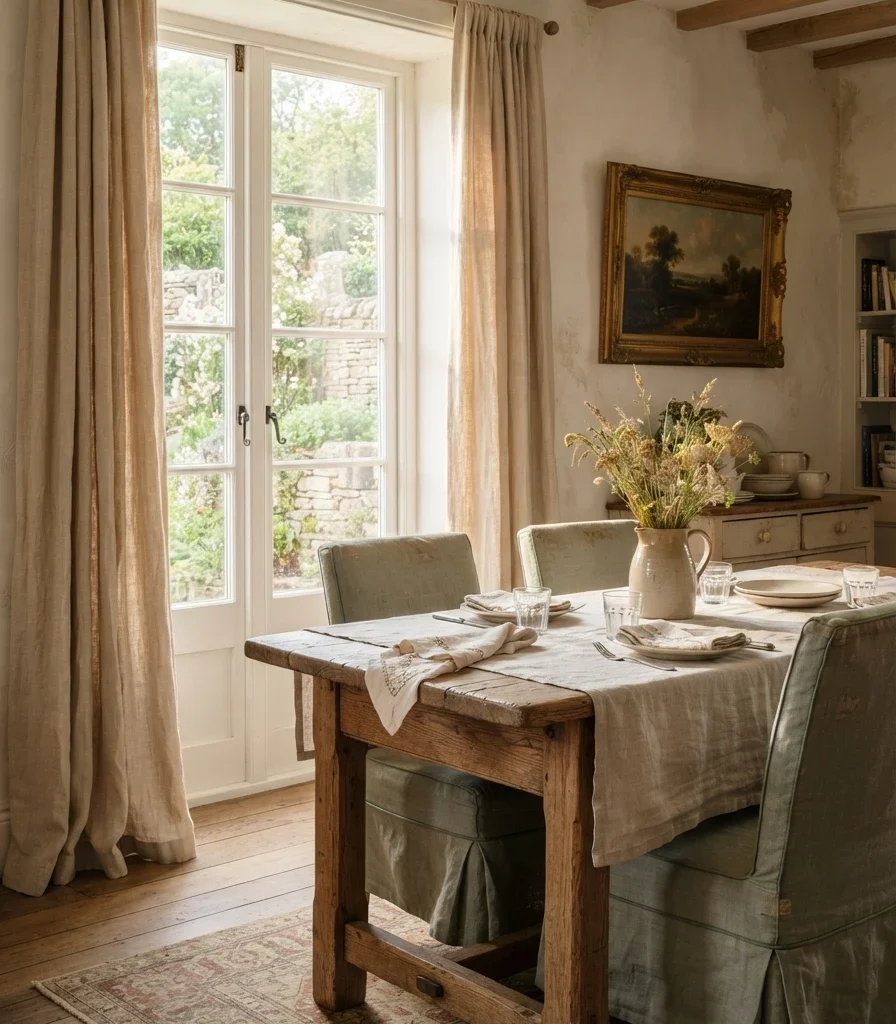 4. Bring in the Texture of Natural Linen