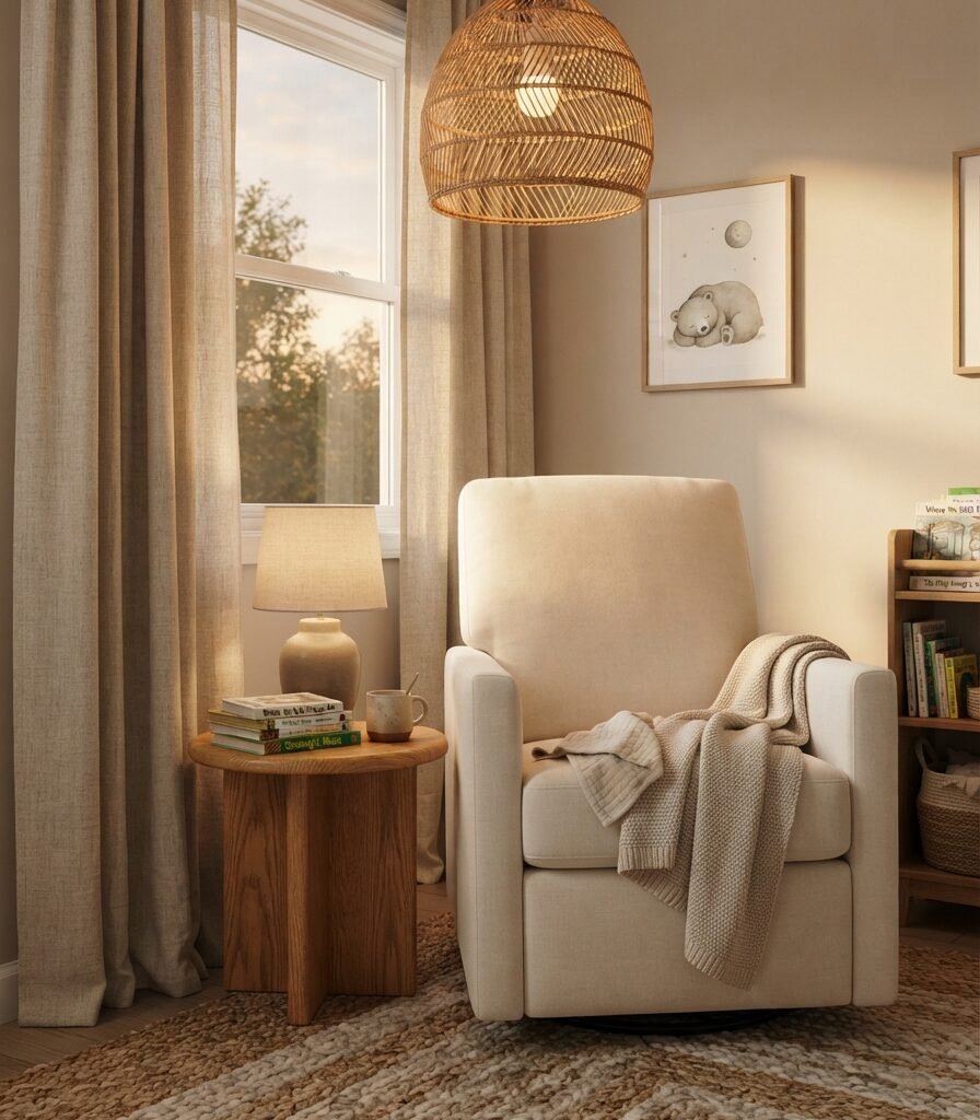 4. Statement Pendant Over the Reading Chair