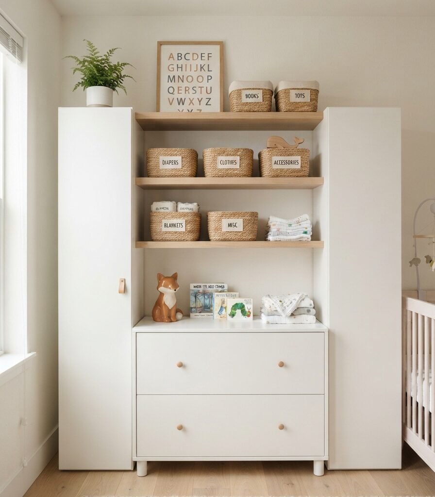 5. Built-In-Look Storage Wall