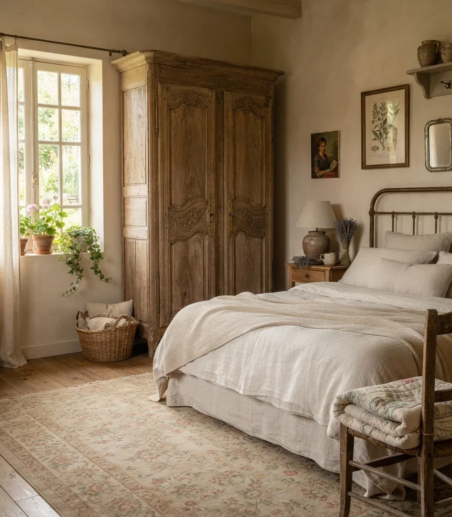 5. Give an Antique Armoire the Main Storage Role