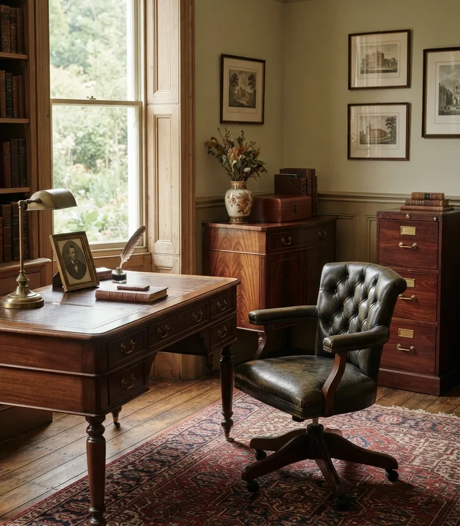 5. Introduce Dark Wood Through Smaller Furniture