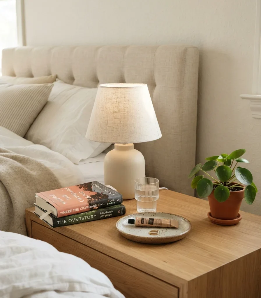 6. Build a Bedside Surface That Actually Works