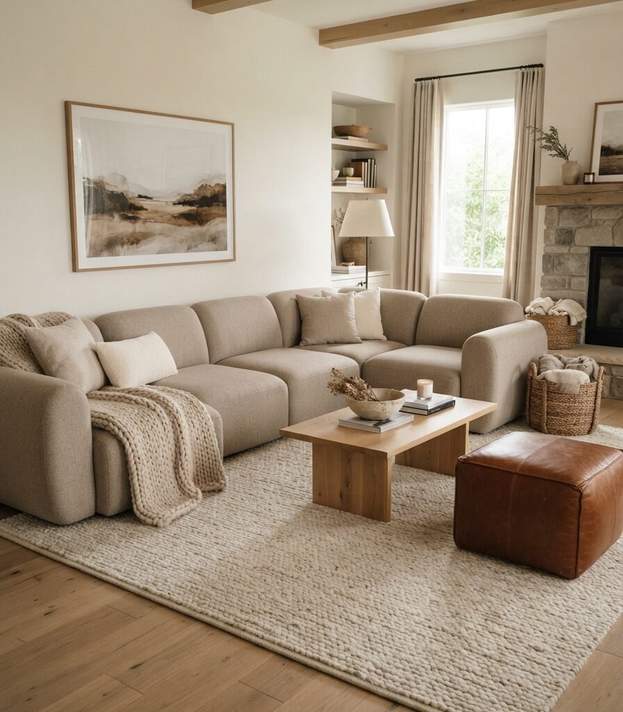 7. Choose a Deep Sofa for a True Family-Room Feel