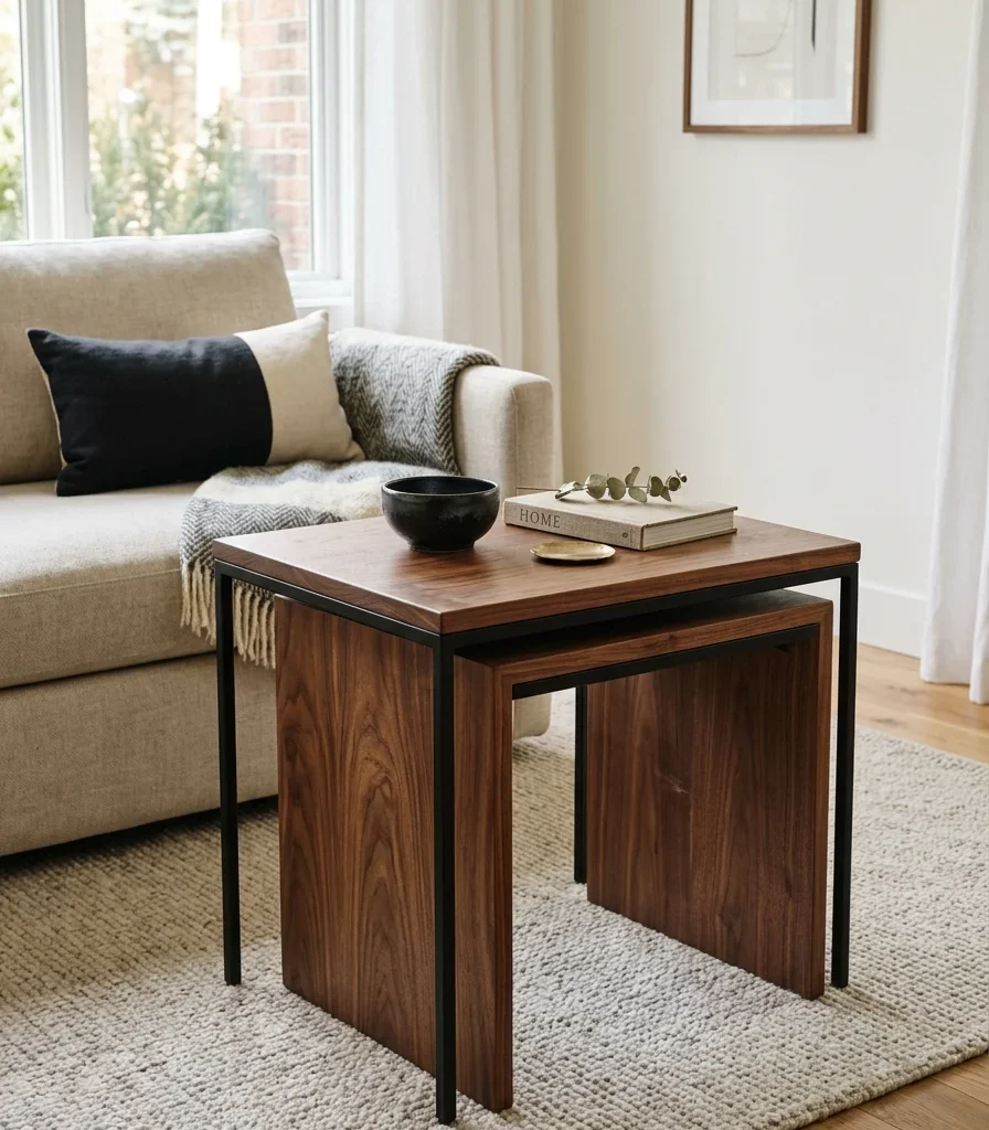 8. Choose Nesting Tables That Consolidate Into One Footprint