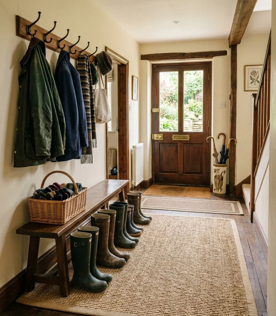 8. Defined Boot and Coat Zone by the Back Door