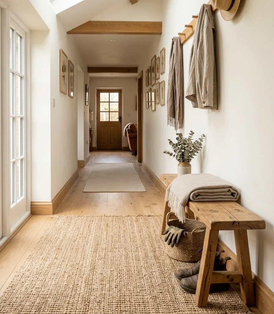 8. Defined Entry Zone with a Boot Bench
