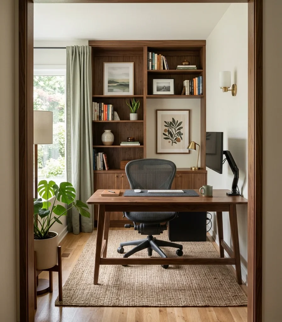 8. Positioning the Desk to Face the Door for Sightline Control