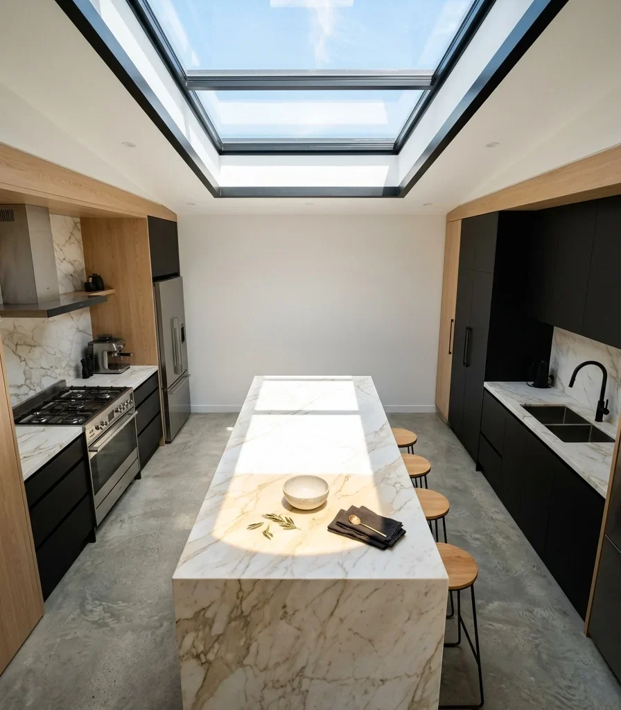 9. Position a Skylight Directly Over the Island