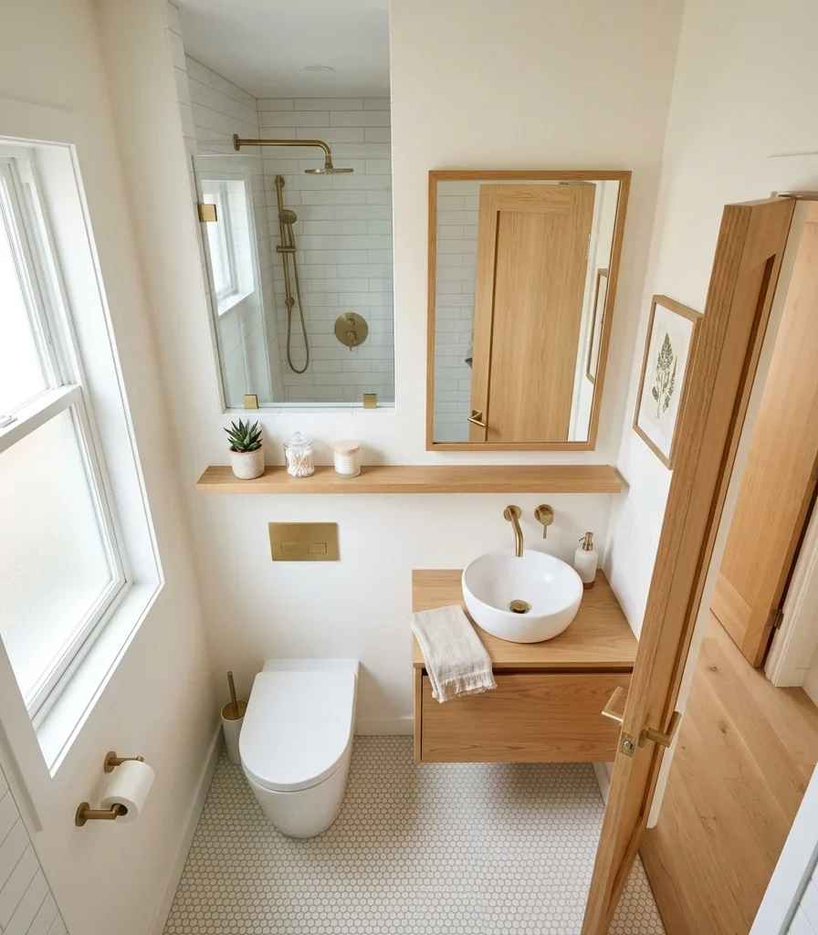 9. Swap the Door Swing to Reveal More Usable Wall