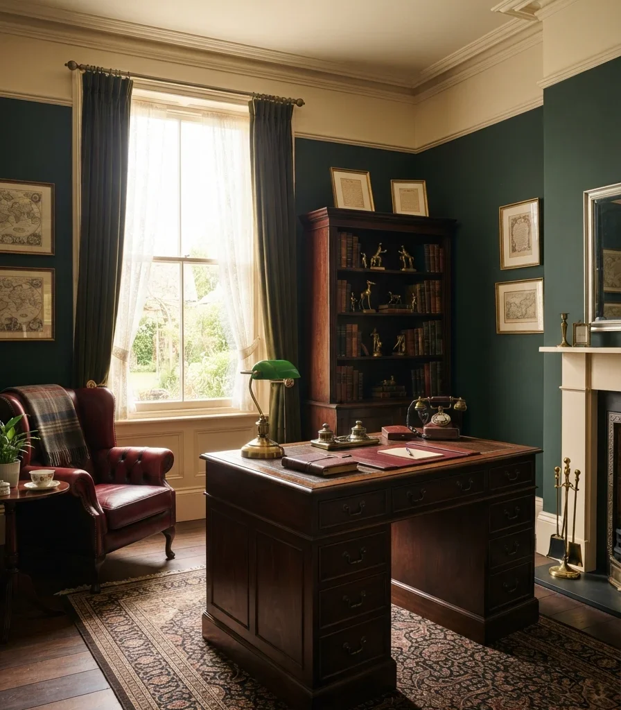 9. Use Warm Cream to Balance Dark Victorian Colors