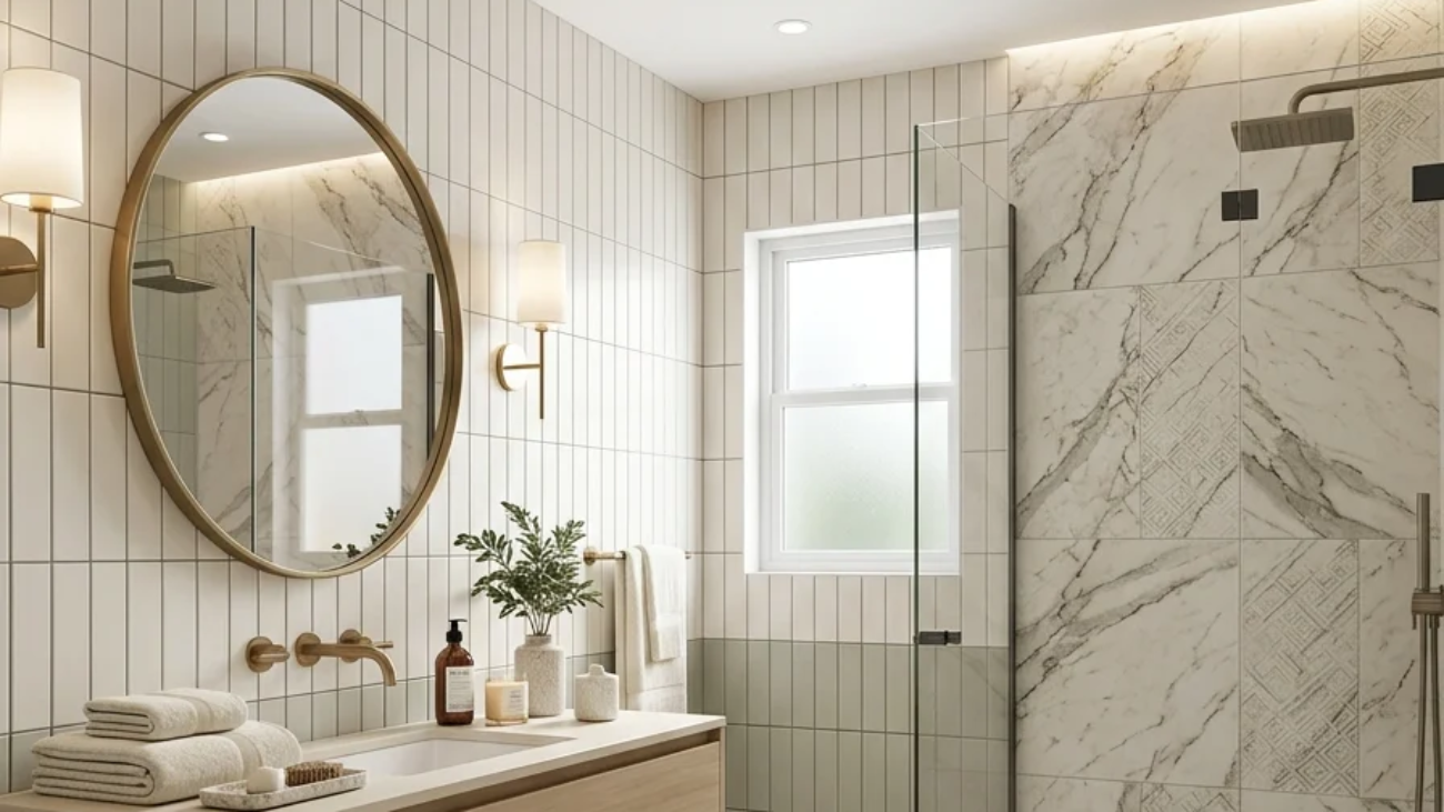 15 Guest Bathroom Tile Ideas for a Stylish Small Space