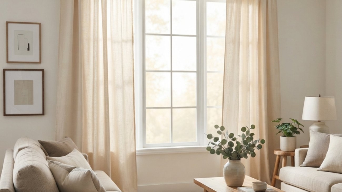 13 How to Make No Sew Drop Cloth Curtains