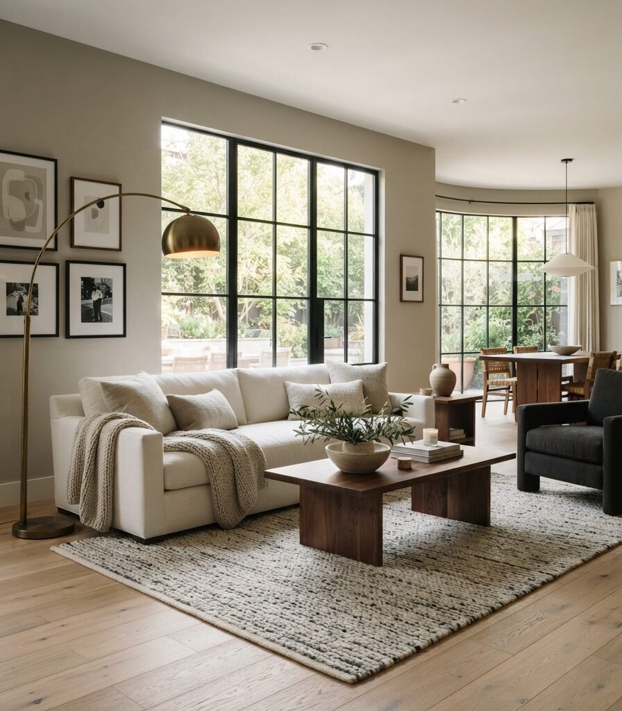 1. Agreeable Gray SW 7029 for an Easy Whole-Home Greige